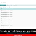 French video course: 10 minutes de vocabulaire en vrac avec images