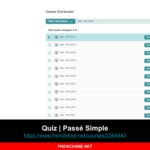 Le cours de français du jour I Quiz | Passé Simple