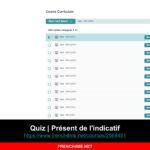 Le cours de français du jour I Quiz | Présent de l’indicatif