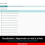 Le cours de français du jour I Vocabulaire | Apprendre un mot à la fois