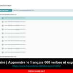 Le cours de français du jour I Vocabulaire | Apprendre le français 600 verbes et expressions