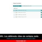 French video course: 100% Les différents rôles de certains mots